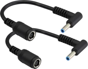 ⁦Tip Laptop Power Cable DC 7.4mm x 5.0mm Female to 4.5mm x3.0mm Male Compatible With hp (2 PCS)⁩ - الصورة ⁦2⁩