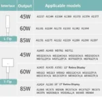 ⁦MacBook Pro Charger Magnetic MagSafe 1 L-Tip (45W)⁩ - الصورة ⁦4⁩