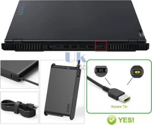 ⁦Laptop Charger Lenovo Original 230W USB New Shape⁩ - الصورة ⁦9⁩