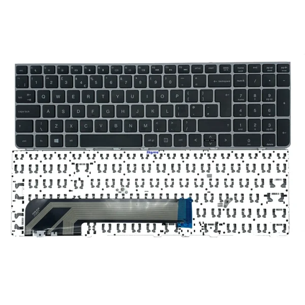 Dell Precision 5510 M5510 5520 5530 5540 US Black Keyboard – No Frame, OEM Style, 6 Month Warranty