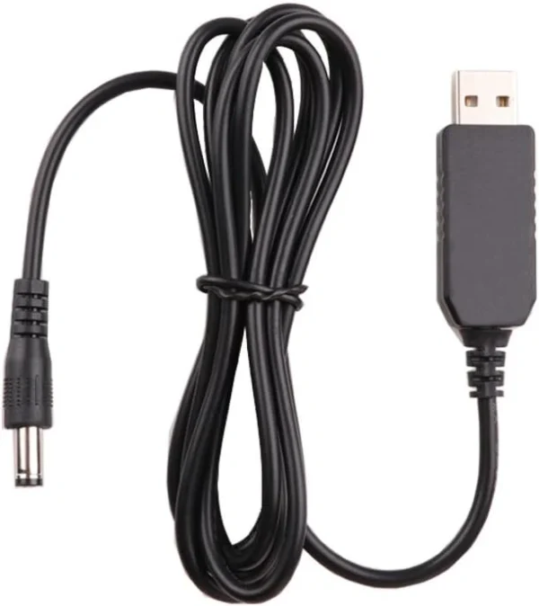 DC 5V to DC 12V USB Voltage Compatible With Router - كابل لتشغيل الراوتر من الباور بانك