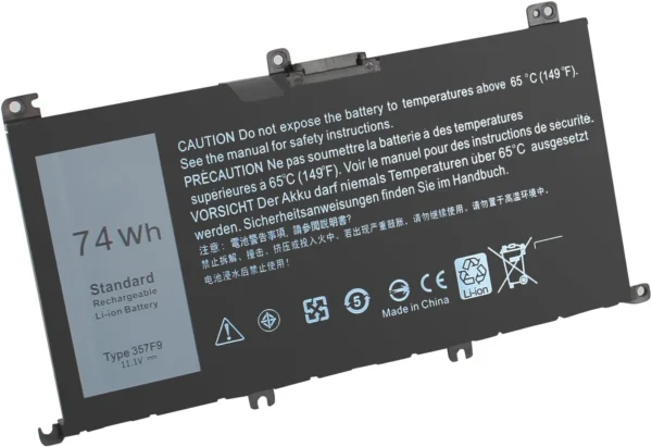 ⁦Laptop Battery Original DELL 357F9 - بطارية لابتوب ديل⁩ - الصورة ⁦3⁩