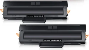 Toner Cartridge 106A Compatible with hp Printer W1106A (2 Pack) - حبارة تونر اتش بي