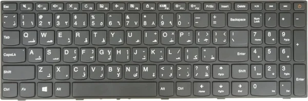 Laptop keyboard Compatible With  Lenovo IDEAPAD 110-15ISK US Arabic  Layout