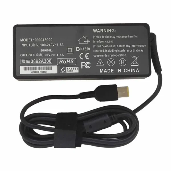 Laptop Charger Compatible With  Lenovo  (90W 20V 4.5A ) - شاحن لاب توب  لينوفو