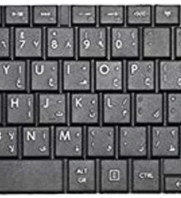 Laptop keyboard Compatible With TOSHIBA C850 / US Arabic Layout - كيبورد لاب توب توشيبا عربي انجليزي