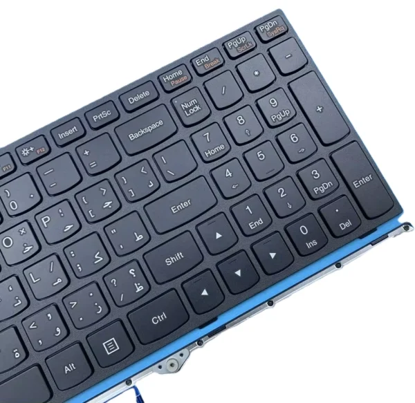 ⁦Laptop keyboard Compatible With Lenovo IdeaPad / US Arabic Layout - كيبورد لاب توب لينوفو ايديا باد عربي انجليزي⁩ - الصورة ⁦2⁩