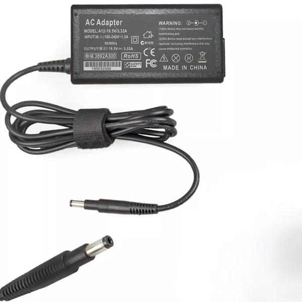 Laptop Charger Compatible With hp SpectreXT (65W 19.5V 3.33A ) - شاحن لاب توب اتش بي اسبيكتر