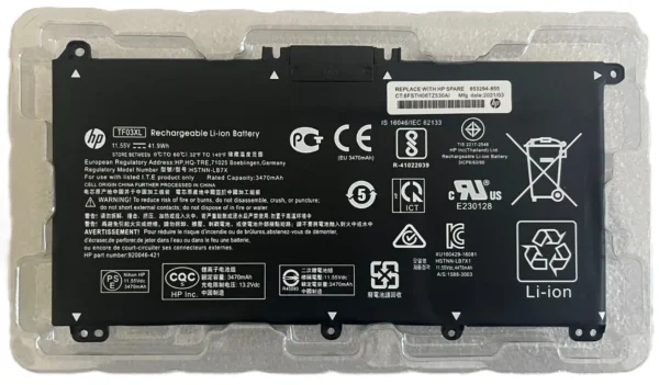 Laptop Battery hp Original TF03XL