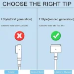 ⁦MacBook Pro Charger Magnetic MagSafe 2 T-Tip (45W)⁩ - الصورة ⁦5⁩