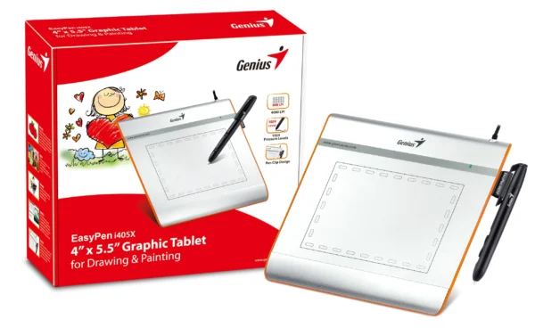 ⁦Genius I405x Graphic Tablet + Easy Pen I405x  تابلت رسومات + قلم سهل الاستخدام Easy Pen⁩ - الصورة ⁦2⁩