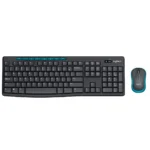 MK275 Wireless Keyboard & Mouse - Black EN Only كيبورد وماوس لوجيتك MK275 ويرلس انجليزى فقط
