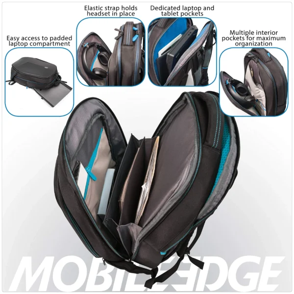 ⁦BAG DELL Alienware Vindicator V2.0 Backpack For 15.6-inch Laptop - Black⁩ - الصورة ⁦2⁩