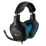G431 Surround Sound DTS 7.1 Gaming Headset Compatible With PC & PS4 & Mobile Devices - Black هيدفون لوجيتك G431 اسود